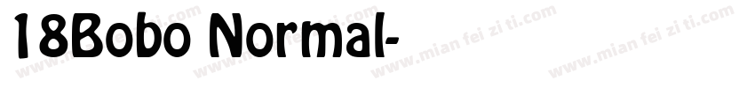 18Bobo Normal字体转换
